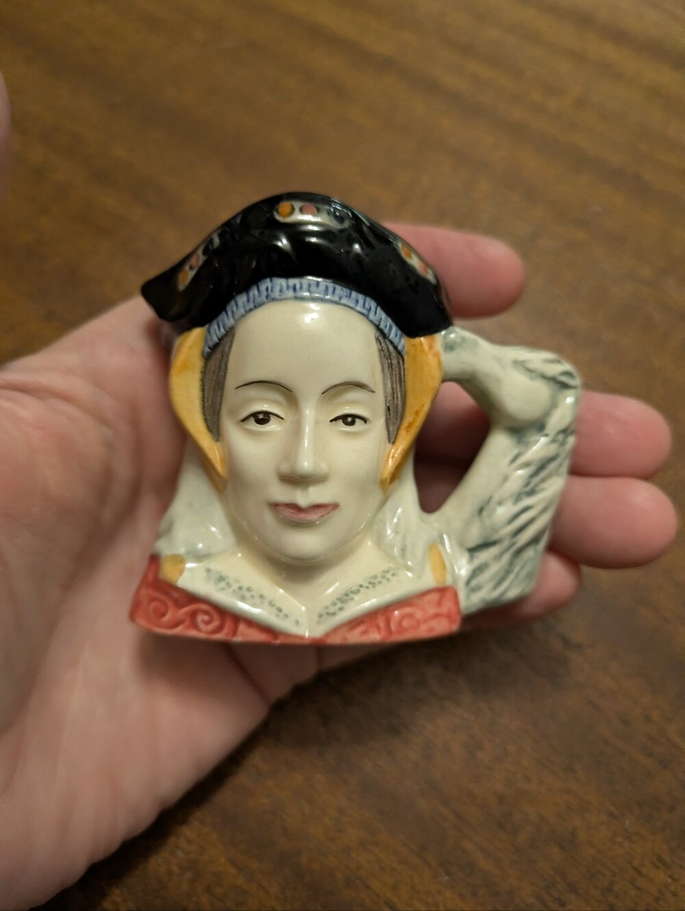 Vintage Anne Of Cleves Small Toby Jug/Mug.  Royal Doulton.  1979.  Perfect Cond.